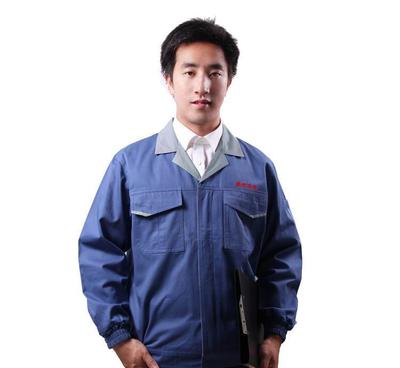 廠家直銷訂做工裝江西南昌服裝廠勞保服裝春秋長袖工作服套裝